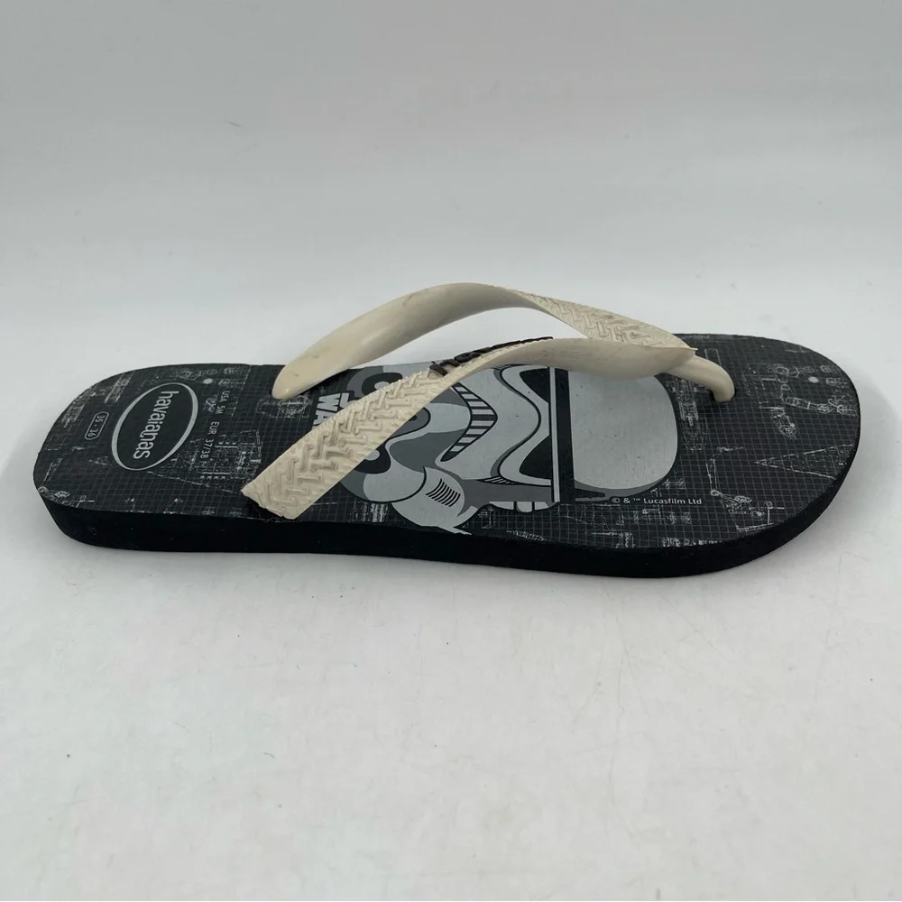 Havaianas Big Kids Star Wars Theme - Size 5 M - Flip Flops Thong Sandals